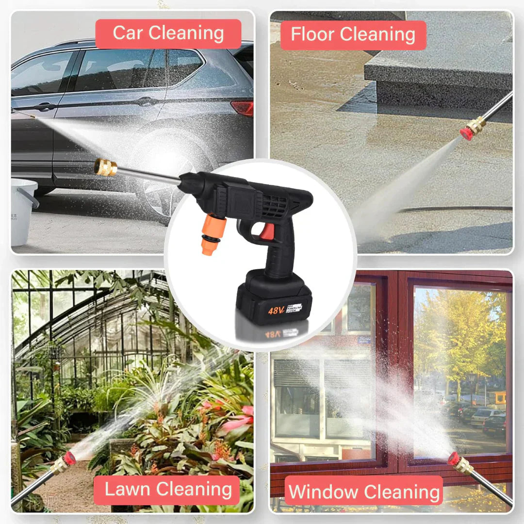 48V Wireless High Pressure Washer Gun Single Battery With Premium Box