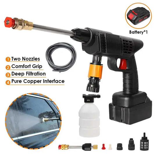 48V Wireless High Pressure Washer Gun Single Battery With Premium Box