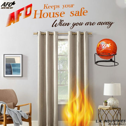AFO Fire Extinguisher Ball – Automatic Fire Safety Extinguisher with Stand